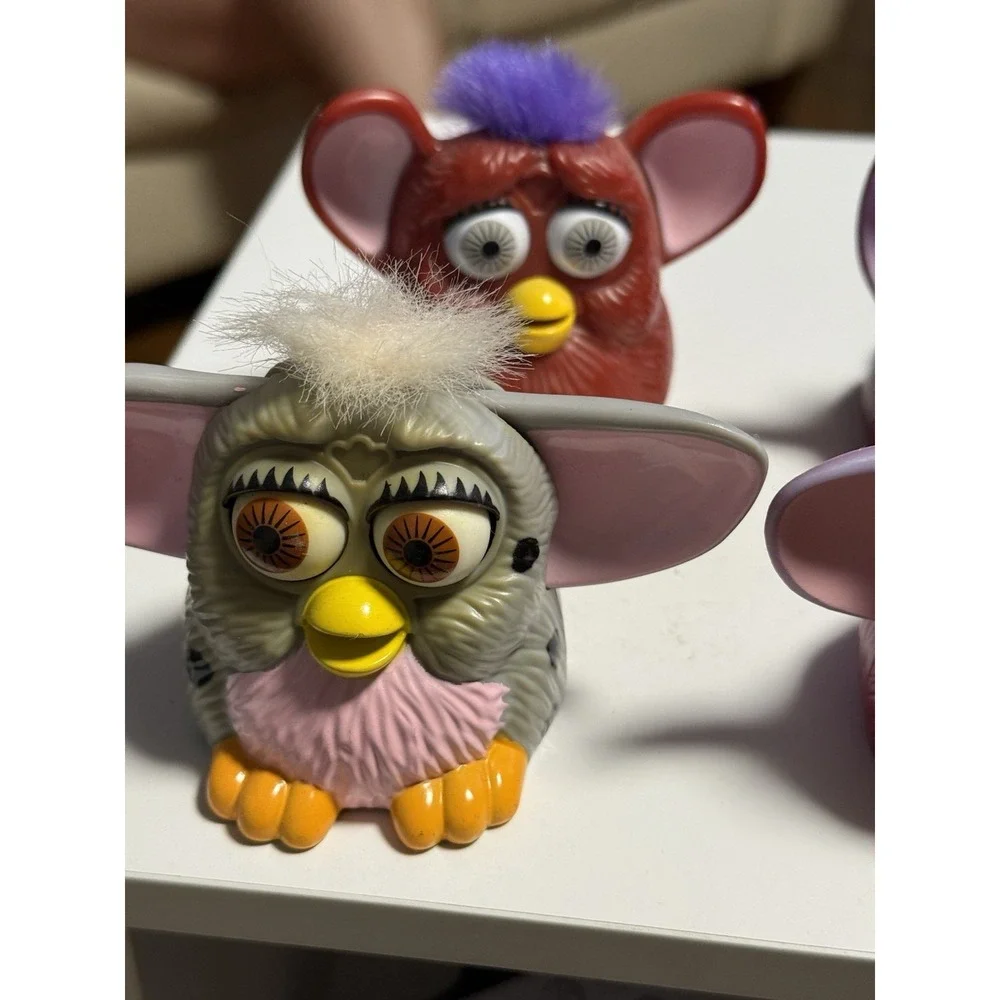 Vintage McDonalds Happy Meal Toy 1998 Tiger Electronics Furby Lot Of 5 Different